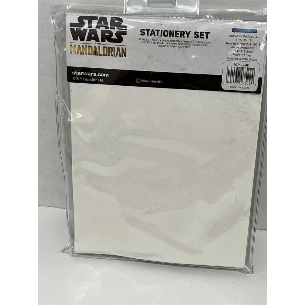 Star Wars The Mandalorian Stationery Set Grogu The Child 10pc Pouch Set 707522MD